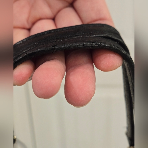 Henri Bendel No7 Expandable Black Quilted Lambskin Leather Chain Tote Bag - Picture 12 of 15